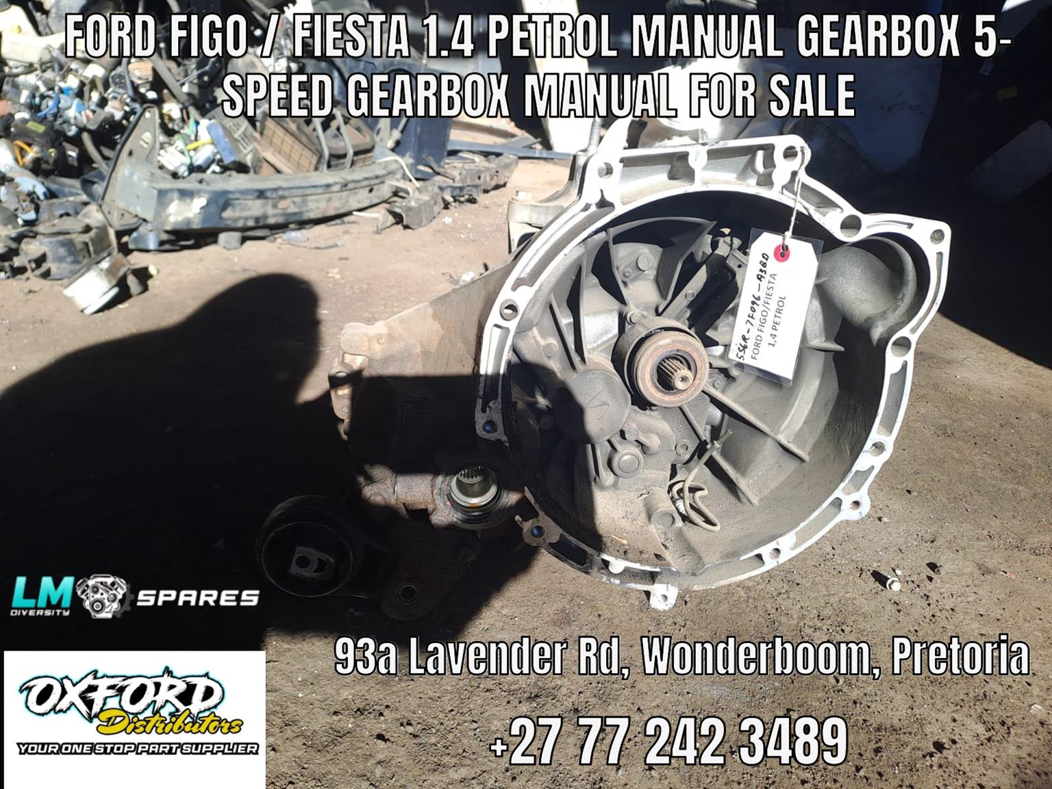 Ford Figo / Fiesta 1.4 Gearbox for sale - Private Seller Ford Figo / Fiesta 1.4 Gearbox for sale - Private Seller