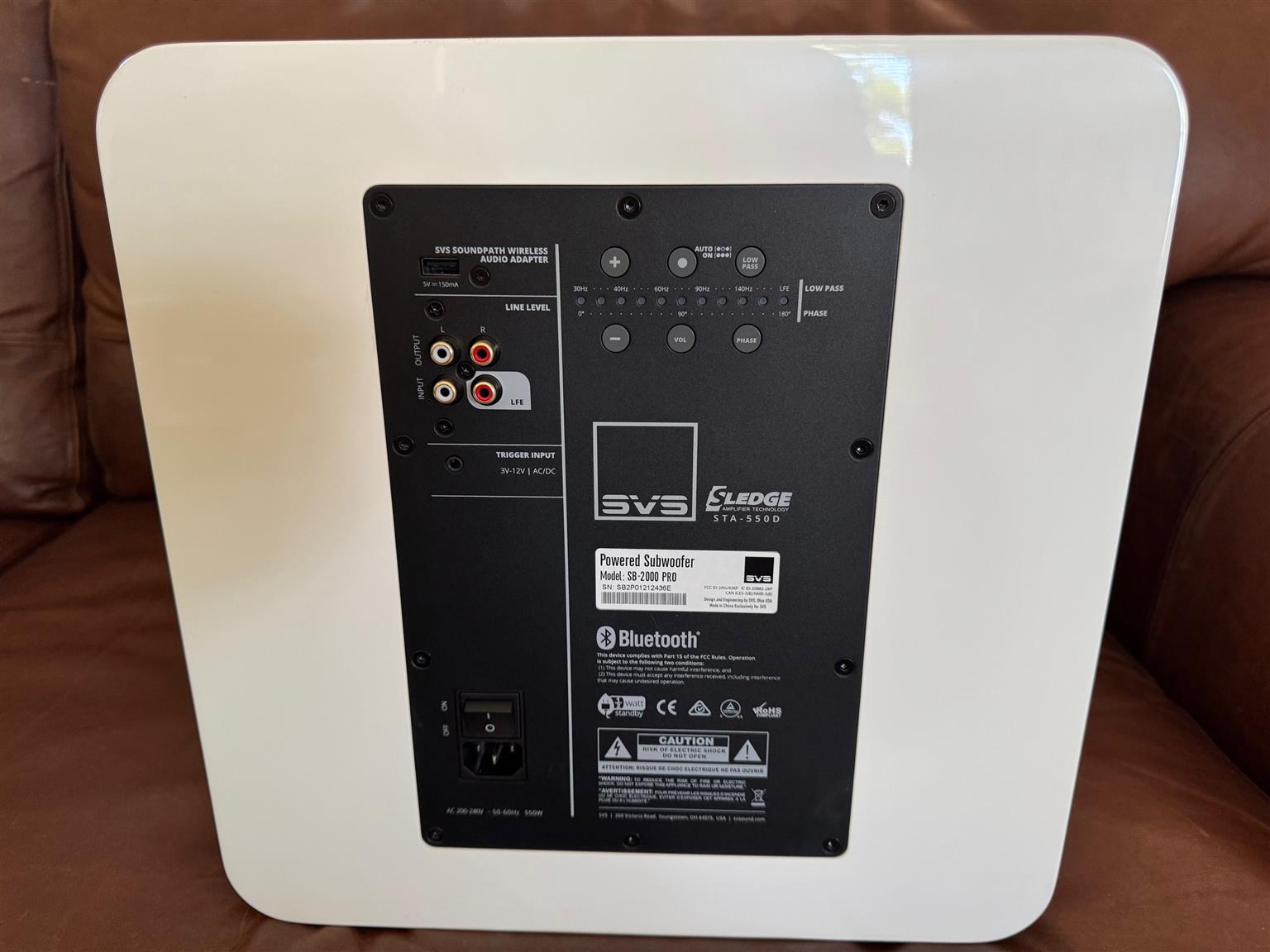 SVS SB 2000pro white subwoofer