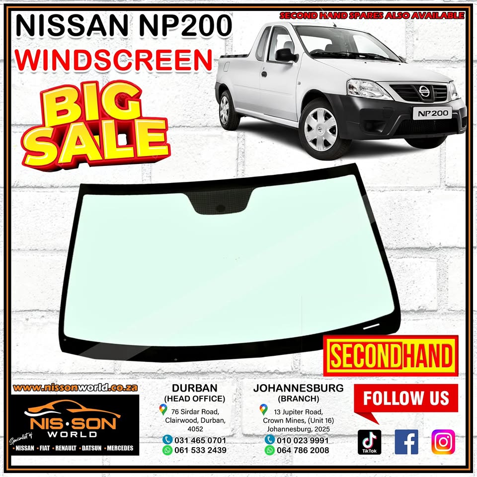NISSAN NP200 WINDSCREEN - Private Seller