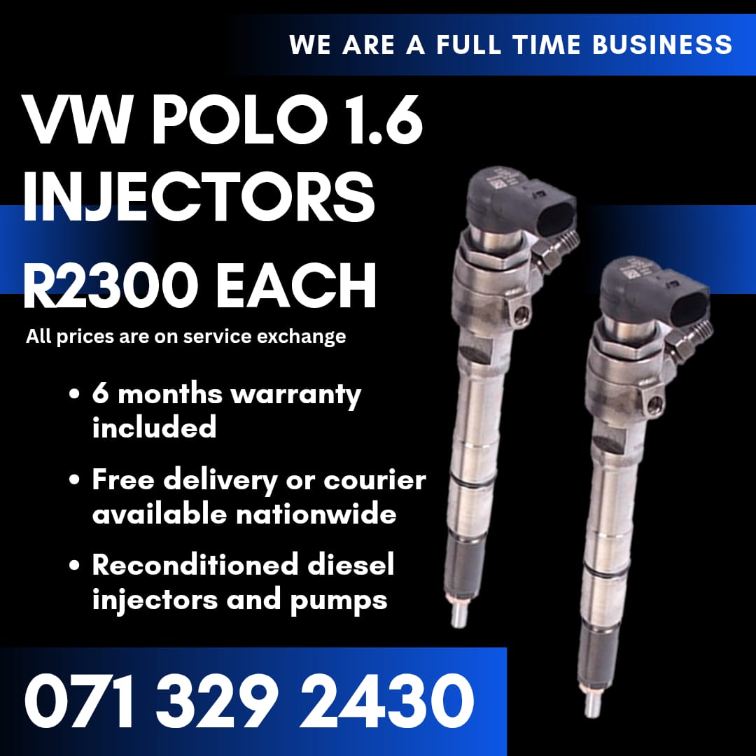 VW POLO 1.6 INJECTORS FOR SALE WITH WARRANTY - Private Seller VW POLO 1.6 INJECTORS FOR SALE WITH WARRANTY - Private Seller