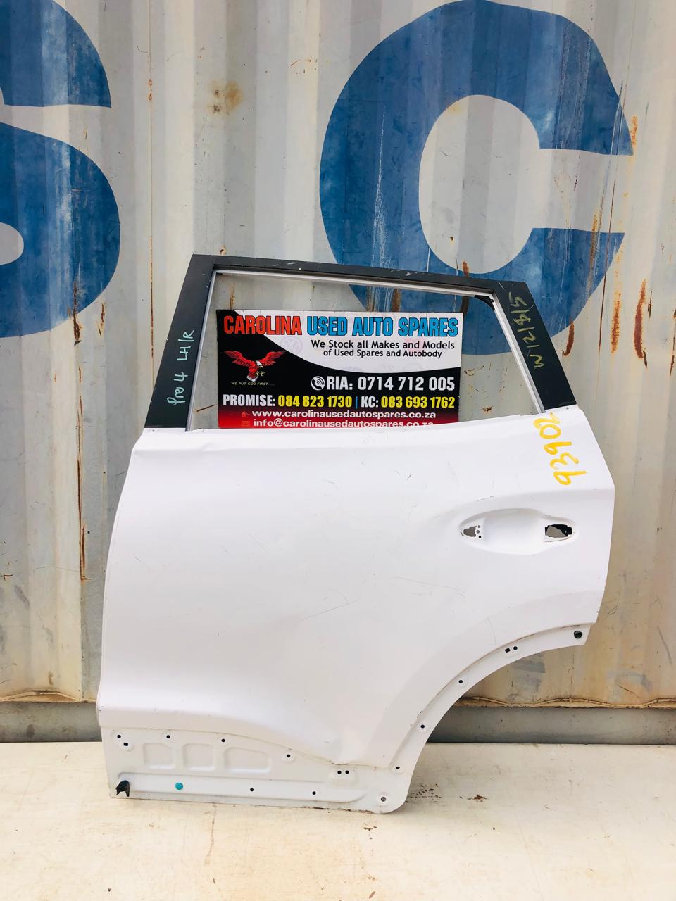Chery Tiggo 4 Pro right rear/back door white (2022) - Private Seller Chery Tiggo 4 Pro right rear/back door white (2022) - Private Seller