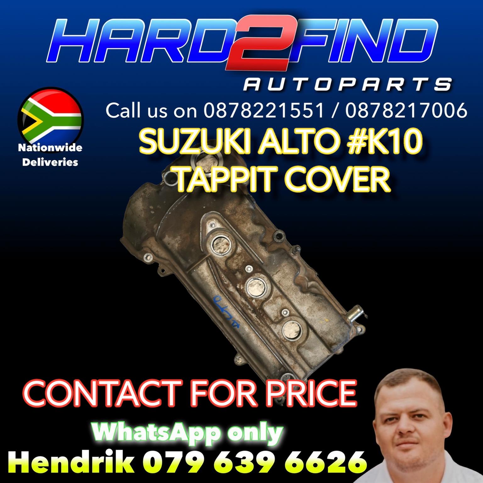 SUZUKI ALTO #K10 TAPPET COVER - Private Seller SUZUKI ALTO #K10 TAPPET COVER - Private Seller