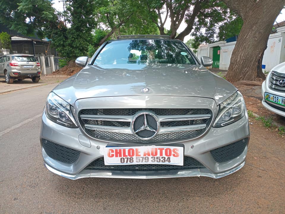 2014 Mercedes Benz C200  Automatic  Grey Color  Sparekey  Leather interior  Service book