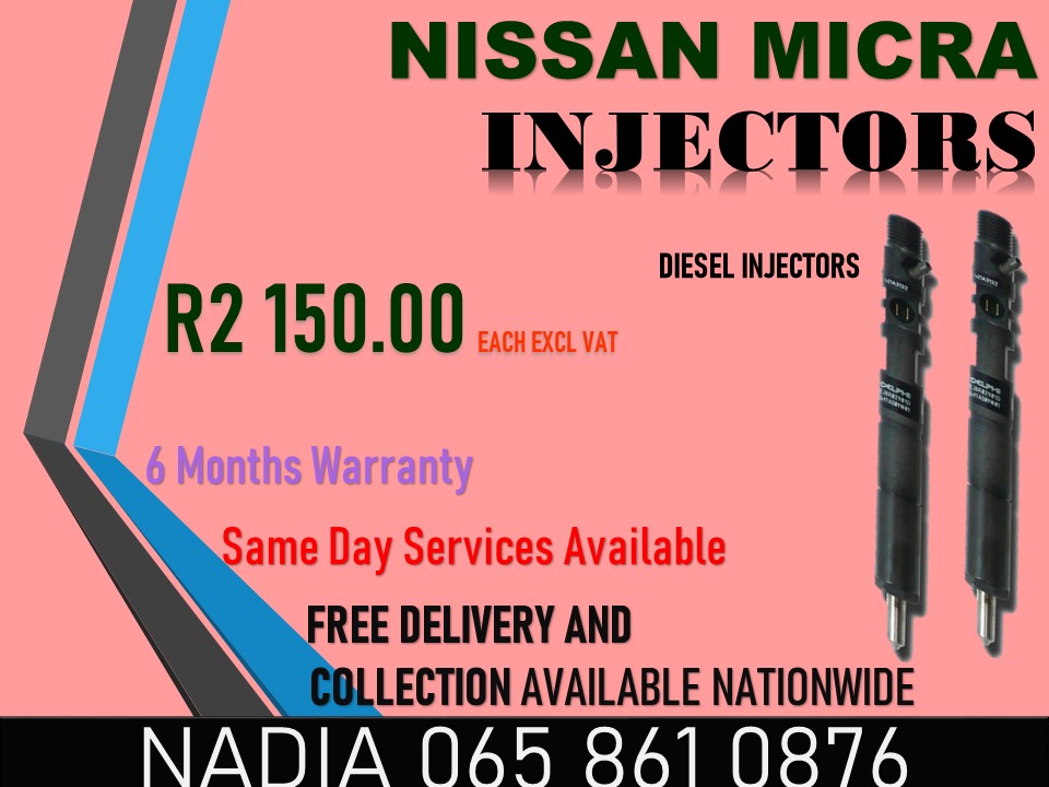 DIESEL INJECTORS FOR SALE FOR NISSAN MICRA 1.5 - Private Seller DIESEL INJECTORS FOR SALE FOR NISSAN MICRA 1.5 - Private Seller