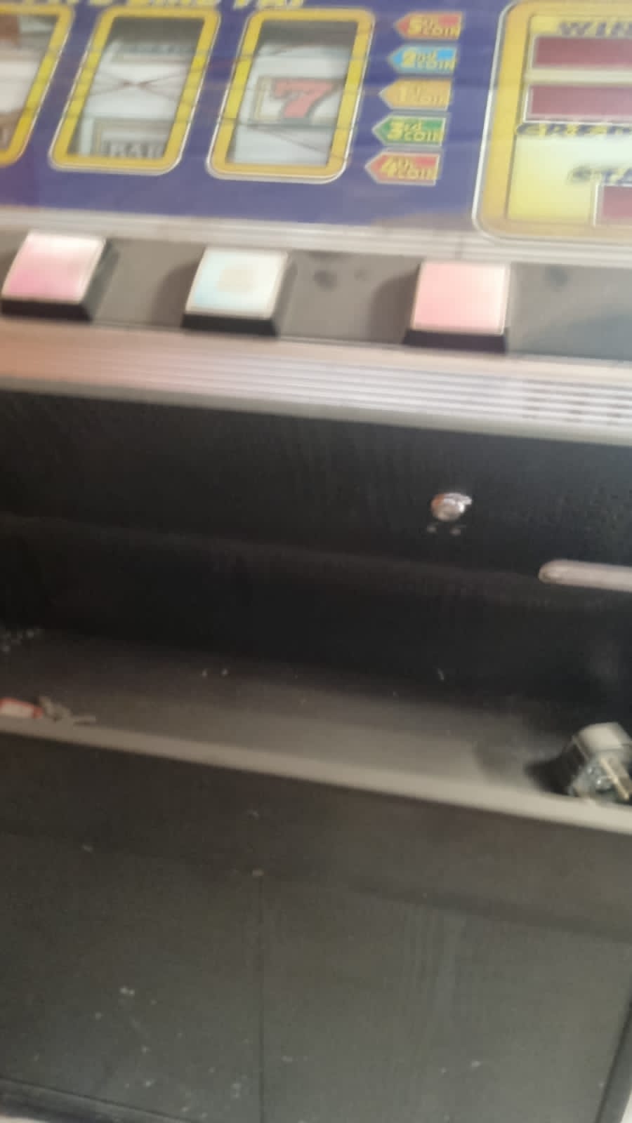 Unrestored Slot Machine -