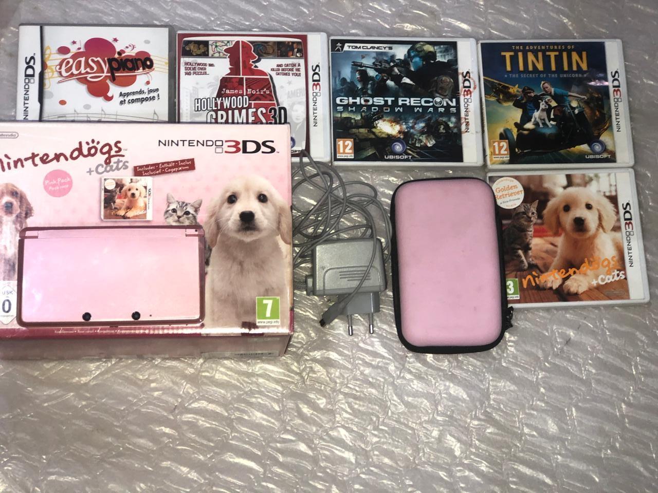 nintendo 3ds coral pink