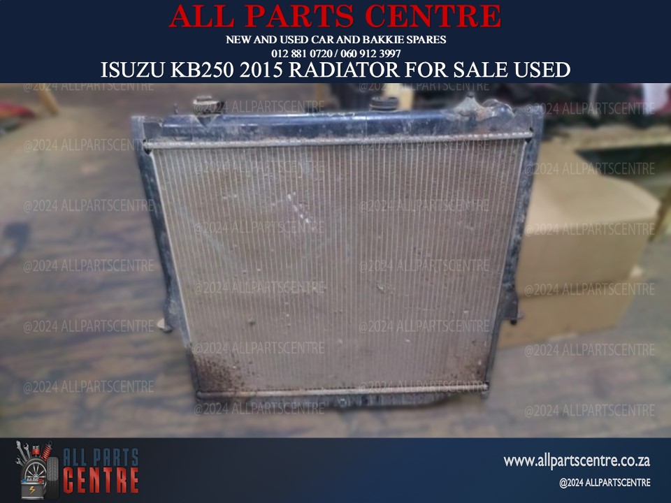 Isuzu KB250 2015 radiator for sale used