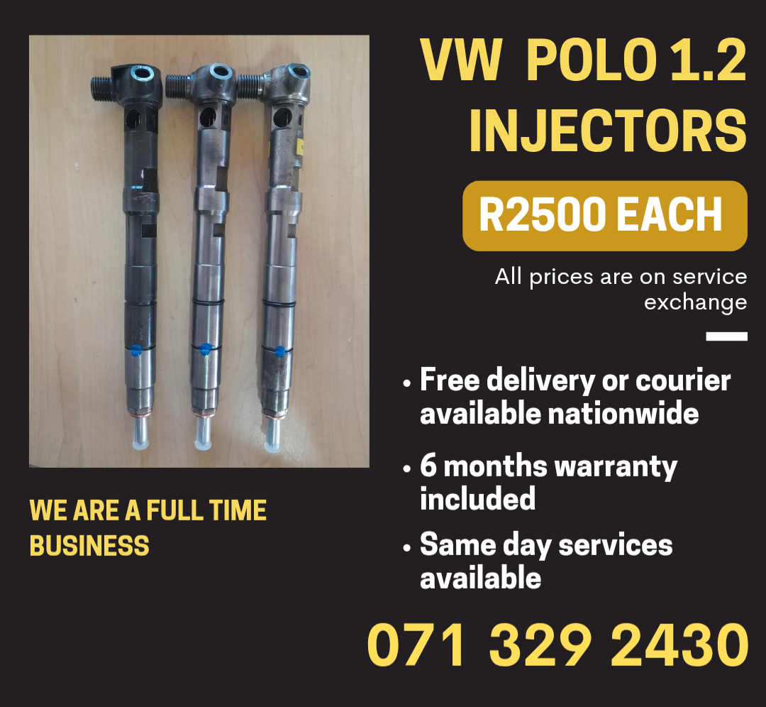 VW POLO 1.2 DIESEL INJECTORS FOR SALE WITH WARRANTY - Private Seller VW POLO 1.2 DIESEL INJECTORS FOR SALE WITH WARRANTY - Private Seller