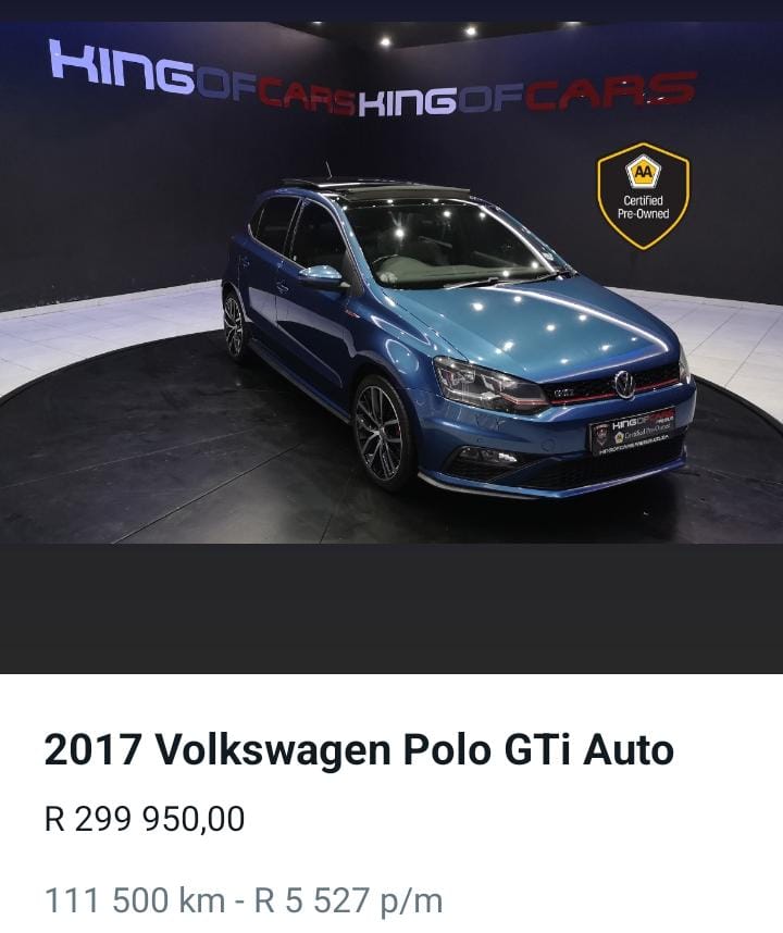 Used 2017 Volkswagen Polo 1.8 GTI - Private Seller Used 2017 Volkswagen Polo 1.8 GTI - Private Seller
