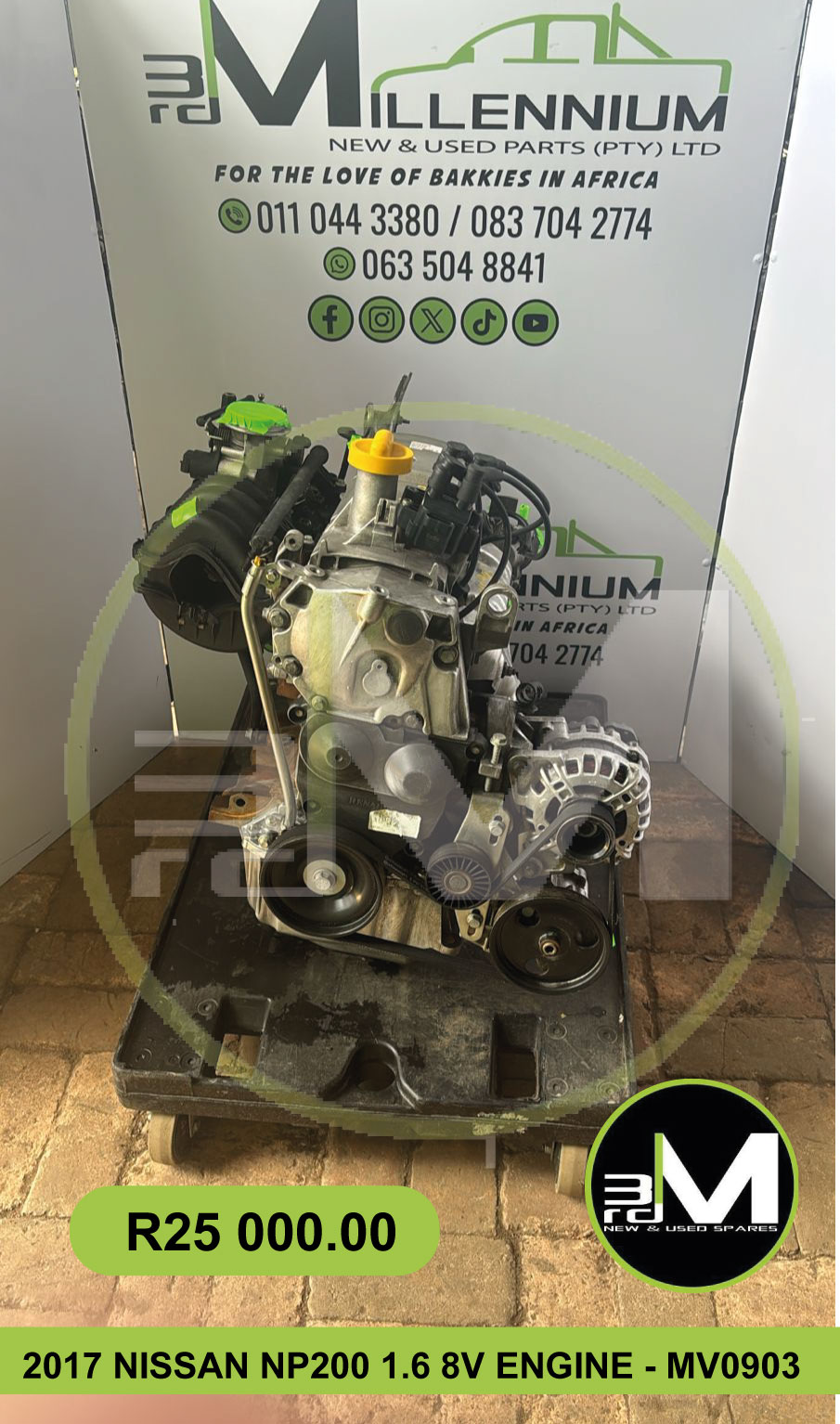 2017 NISSAN NP200 1.6 8V ENGINE - MV0903 - Private Seller 2017 NISSAN NP200 1.6 8V ENGINE - MV0903 - Private Seller