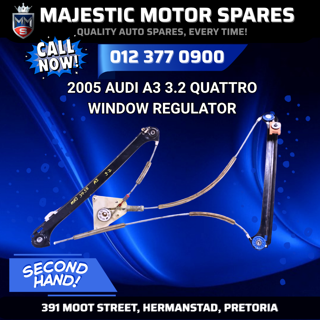 2005 Audi A3 3.2 Quattro Window Regulator – Used for sale - Private Seller 2005 Audi A3 3.2 Quattro Window Regulator – Used for sale - Private Seller