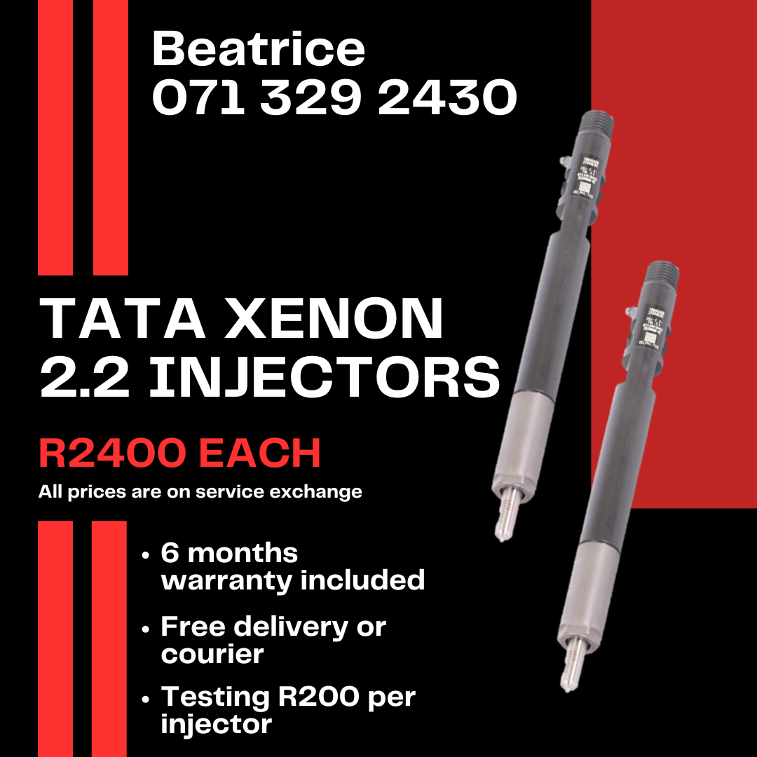 TATA XENON 2.2 INJECTORS FOR SALE WITH WARRANTY - Private Seller TATA XENON 2.2 INJECTORS FOR SALE WITH WARRANTY - Private Seller