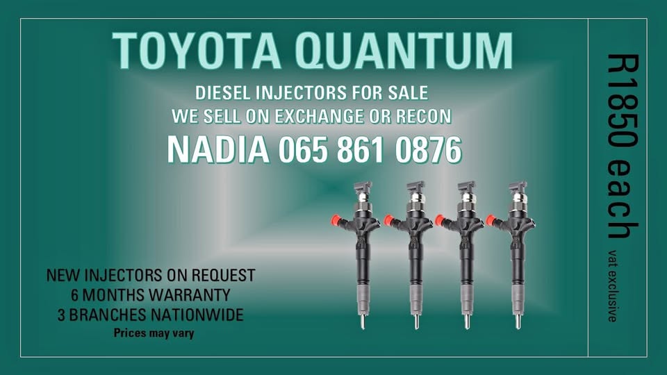 TOYOTA QUANTUM DIESEL INJECTORS FOR SALE | Junk Mail Marketplace