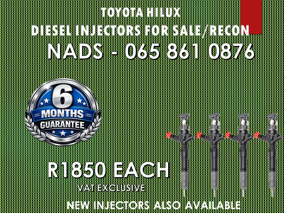 TOYOTA HILUX DIESEL INJECTORS AVAILABLE NOW - Private Seller TOYOTA HILUX DIESEL INJECTORS AVAILABLE NOW - Private Seller
