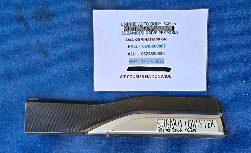 Subaru Forester Right Rear Door Trim 2018 + - Private Seller Subaru Forester Right Rear Door Trim 2018 + - Private Seller