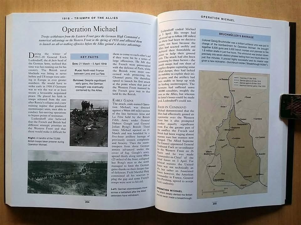 The ultimate illustrated history of World War I. (Book is like new) Price R100.