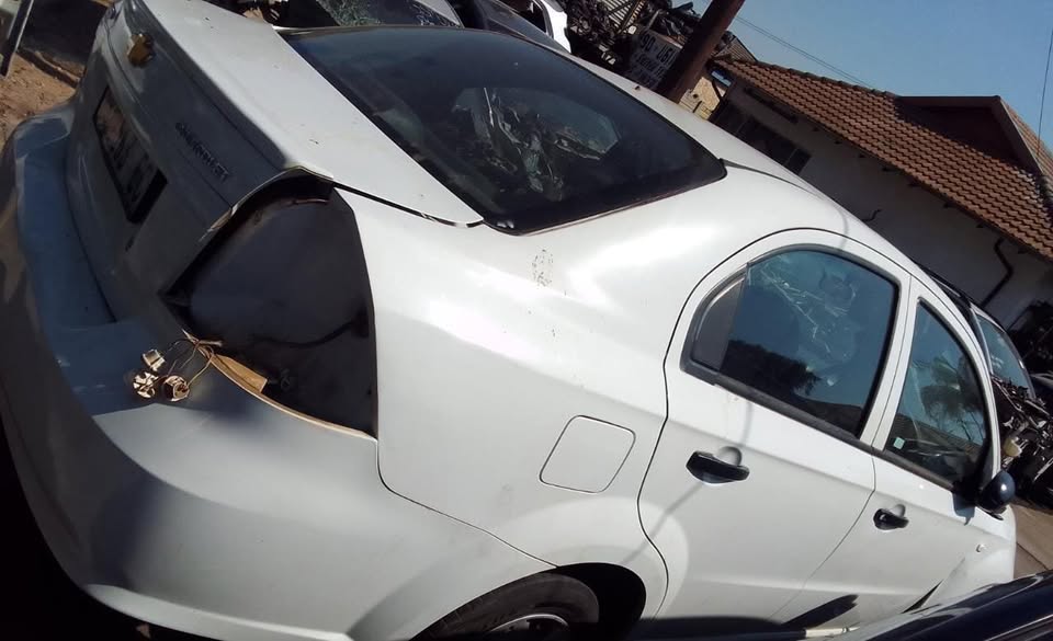 Chev Aveo sedan stripping for spares