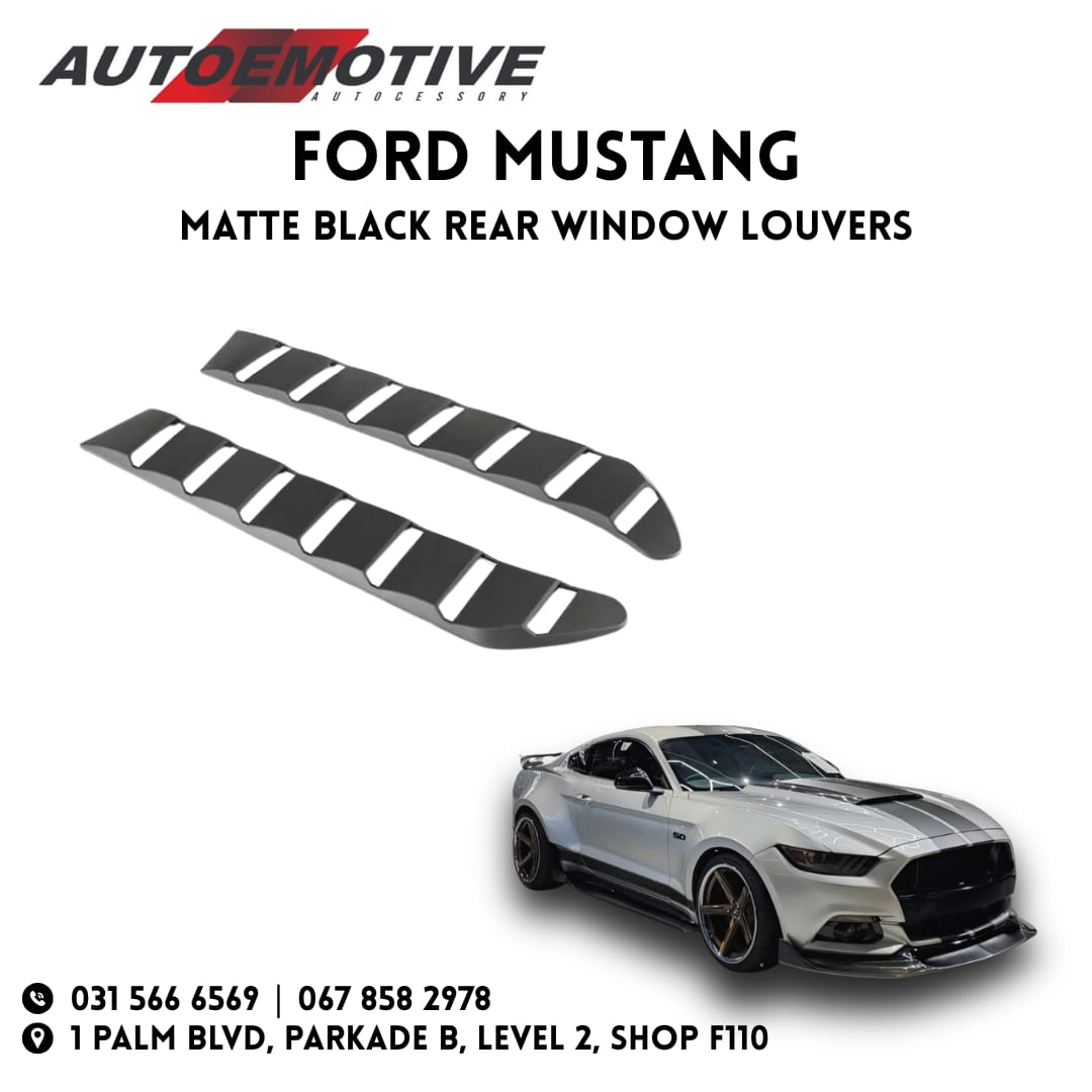 Ford Mustang Rear Window Louvers | Aggressive Look - Durban - Private Seller Ford Mustang Rear Window Louvers | Aggressive Look - Durban - Private Seller