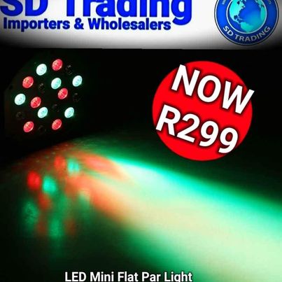 STAGE LIGHT LED MINI FLAT PAR 18