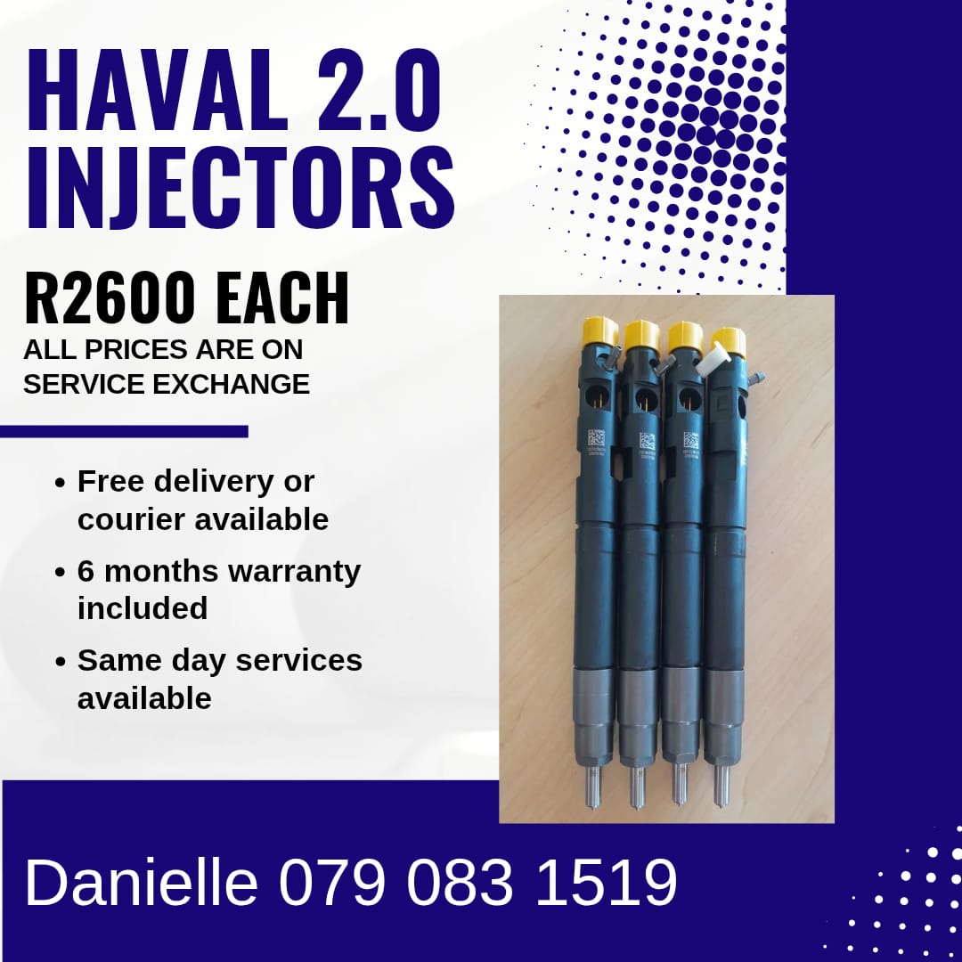 HAVAL 2.0 INJECTORS FOR SALE WITH WARRANTY INCLUDED - Private Seller