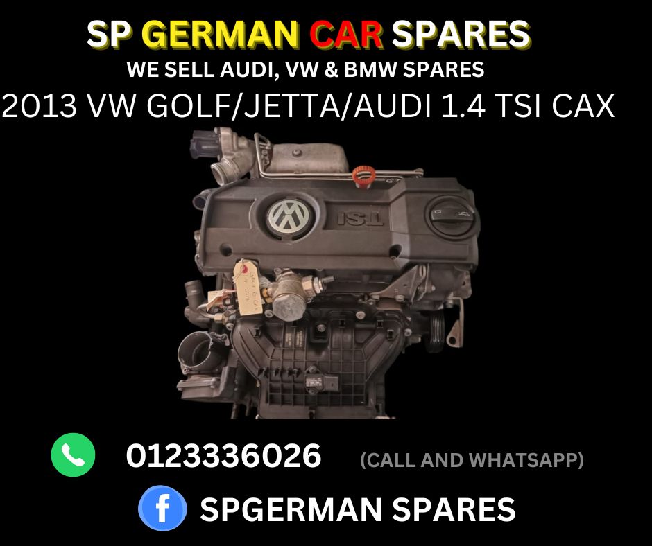 2013 VW GOLF/JETTA/AUDI 1.4 TSI CAX ENGINE FOR SALE!!!! - Private Seller