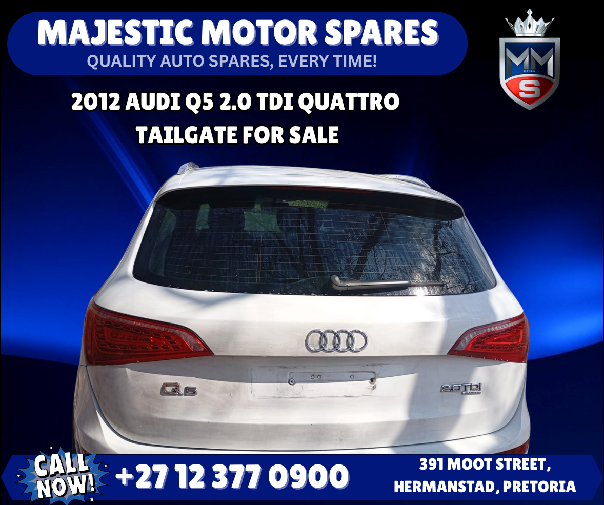 Tailgate For 2012 Audi Q5 2.0 TDI Quattro – For Sale - Private Seller Tailgate For 2012 Audi Q5 2.0 TDI Quattro – For Sale - Private Seller
