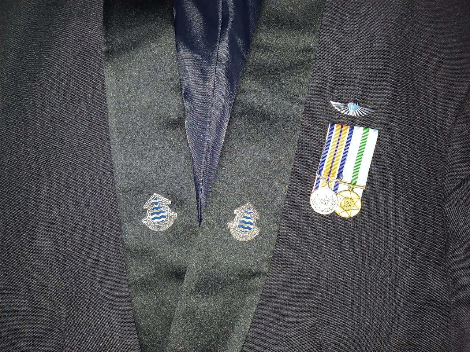 Military uniform collectors items for sale.