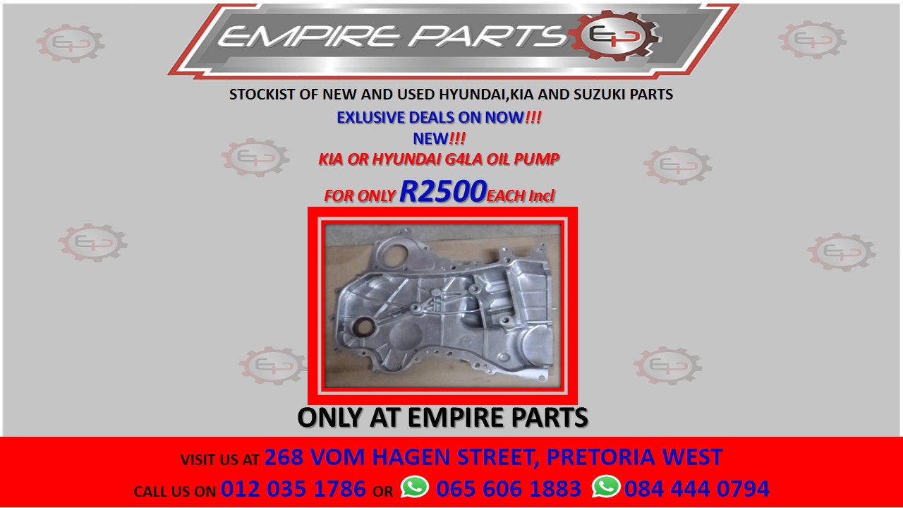 HYUNDAI OR KIA G4LA OIL PUMP - Private Seller HYUNDAI OR KIA G4LA OIL PUMP - Private Seller