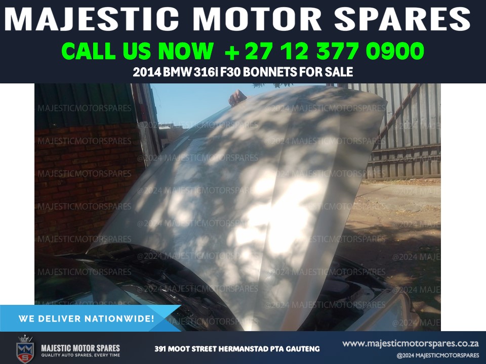 2014 BMW 316i Bonnet Hood for Sale Used - Private Seller