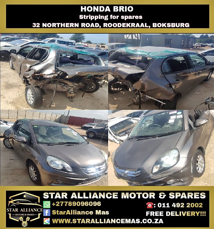 HONDA BRIO, ACCORD, AMAZE STRIPPING FOR SPARES - Private Seller HONDA BRIO, ACCORD, AMAZE STRIPPING FOR SPARES - Private Seller