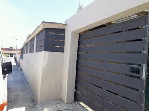 NUTEC GATES with Galvanized Stainless Steel frame, PEDESTRIAN  