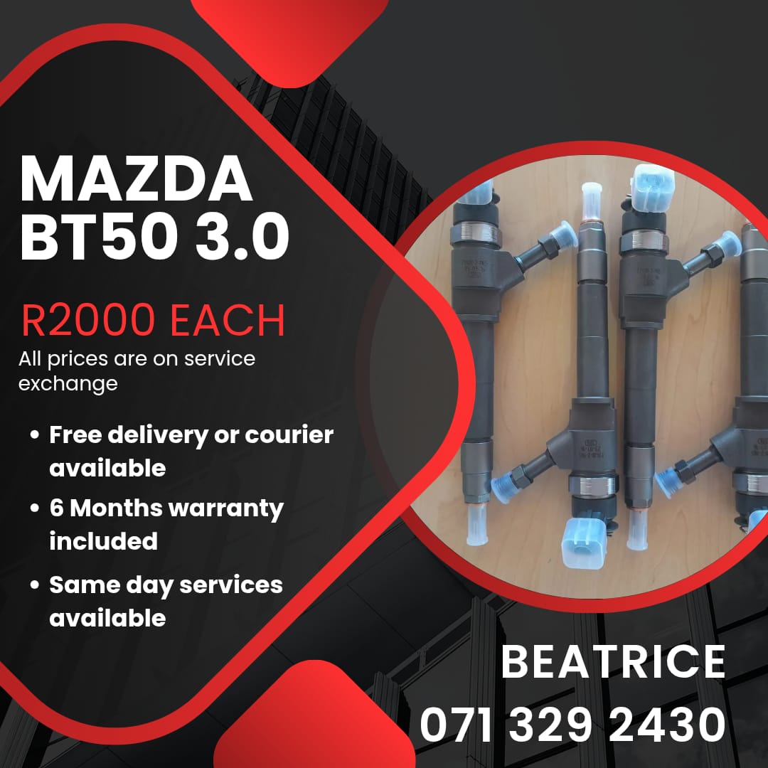 MAZDA BT50 3.0 INJECTORS FOR SALE WITH WARRANTY INCLUDED - Private Seller MAZDA BT50 3.0 INJECTORS FOR SALE WITH WARRANTY INCLUDED - Private Seller