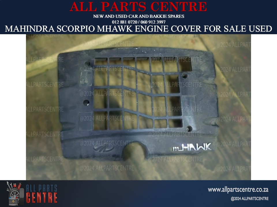 Mahindra Scorpio Mhawk engine cover for sale used