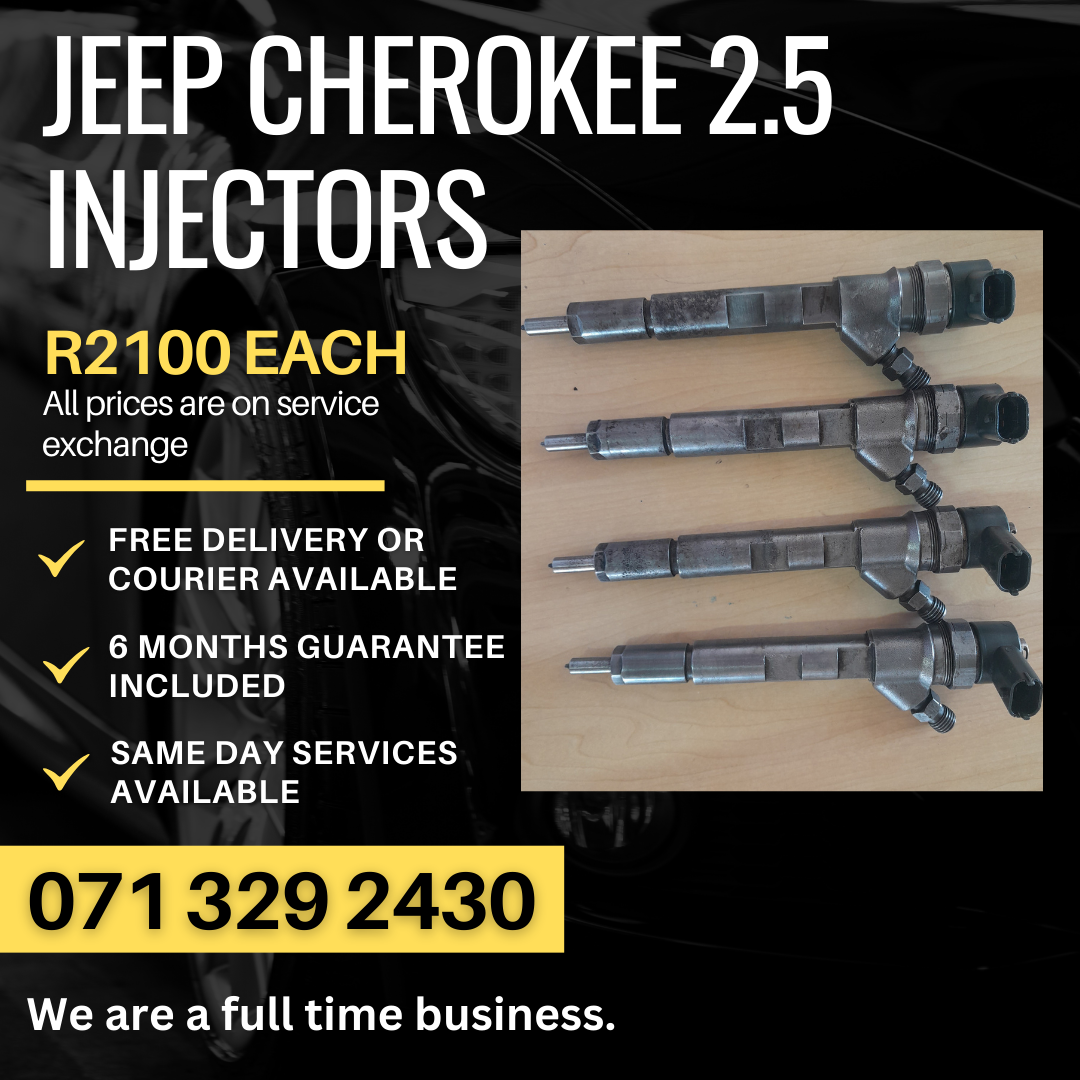 JEEP CHEROKEE 2.5 DIESEL INJECTORS FOR SALE WITH WARRANTY - Private Seller