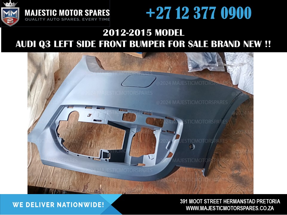 Audi Q3 Left Side Front Bumper (2012-2015 Model) - New for Sale - Private Seller Audi Q3 Left Side Front Bumper (2012-2015 Model) - New for Sale - Private Seller
