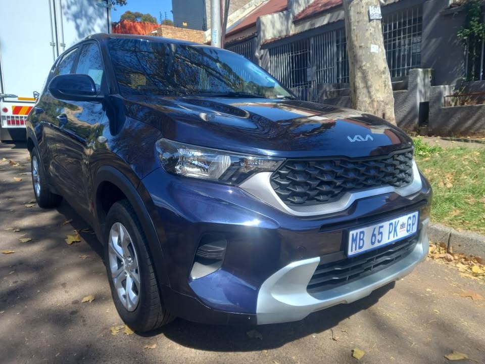 2023 Kia Sonet 1.5 Petrol, Automatic, Blue, Service book, 36000kms Reverse Camera.