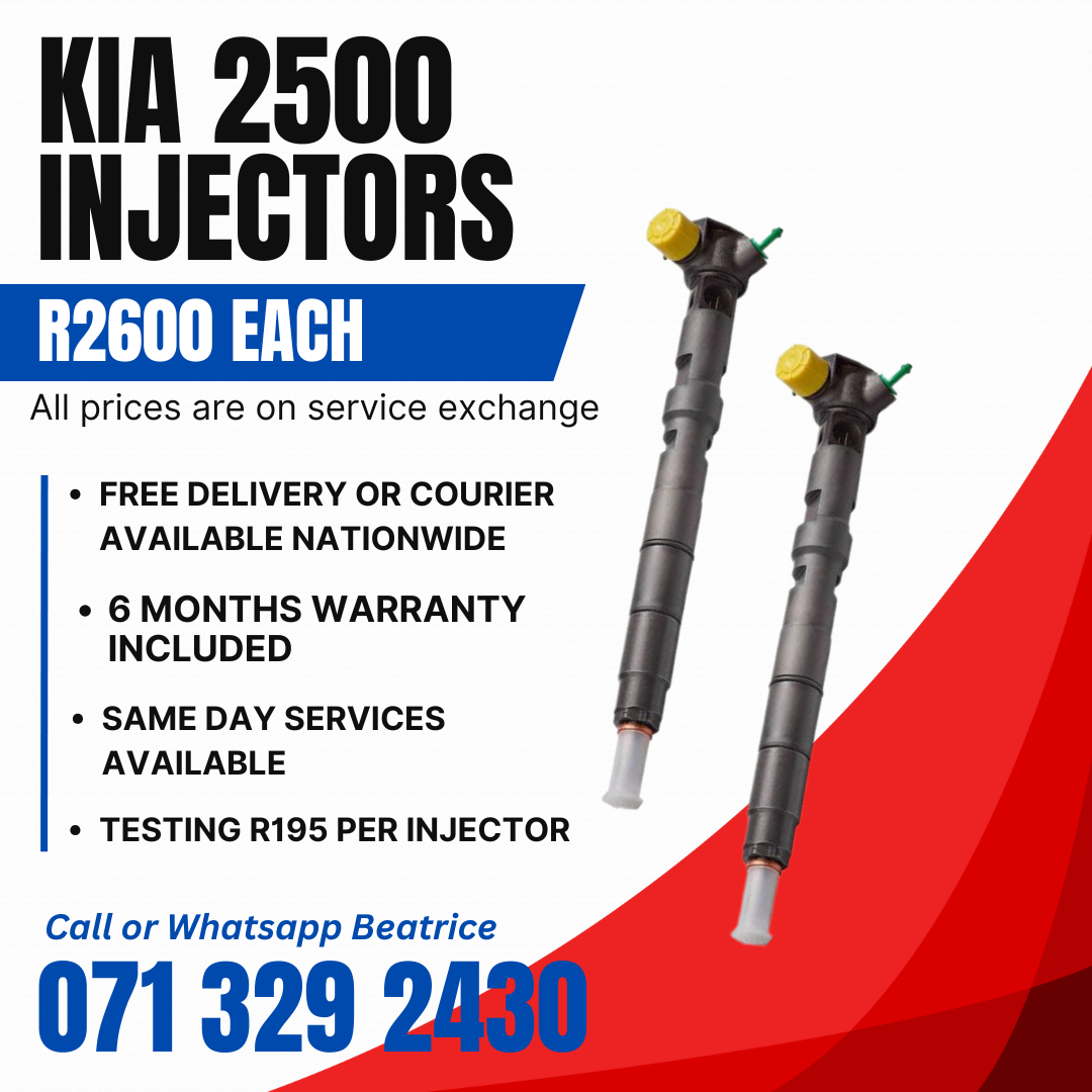 KIA 2500 INJECTORS FOR SALE WITH WARRANTY - Private Seller KIA 2500 INJECTORS FOR SALE WITH WARRANTY - Private Seller
