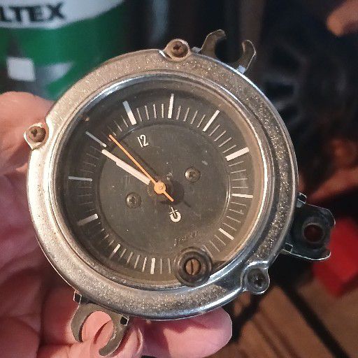 Clock, older car