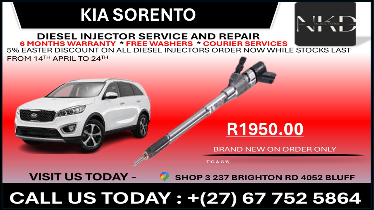 Kia Sorento Bosch Diesel Injectors on recondition - Private Seller Kia Sorento Bosch Diesel Injectors on recondition - Private Seller