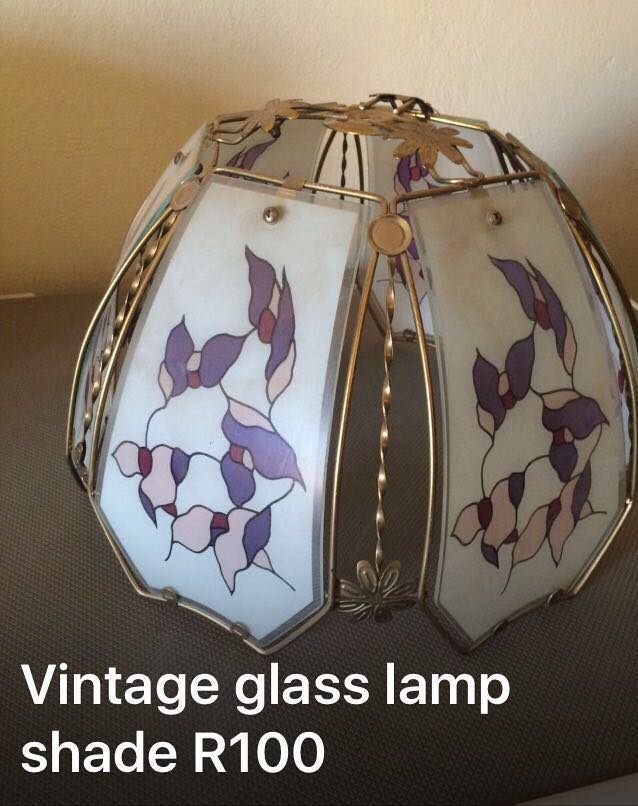 Vintage Glass Lamp Shade