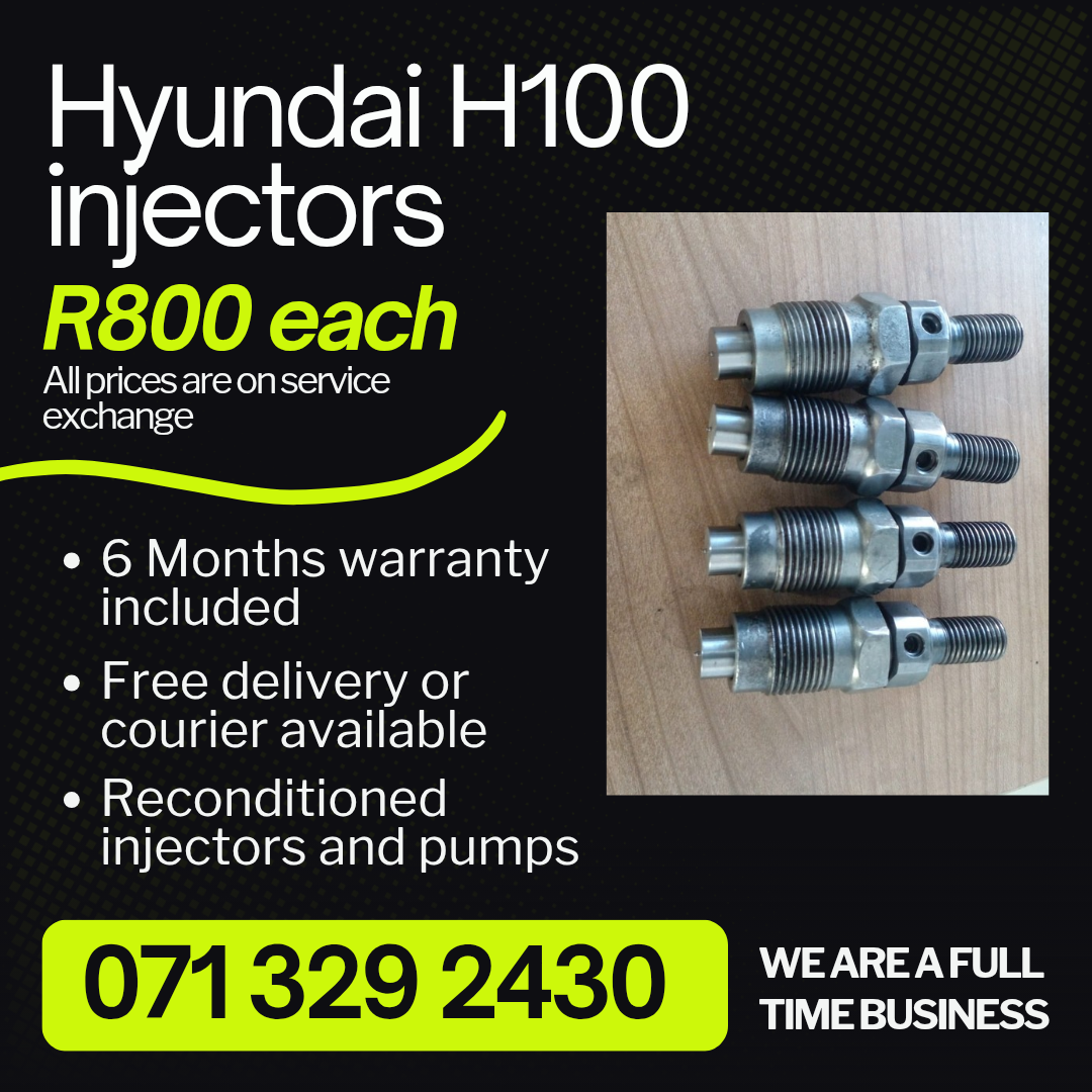 HYUNDAI H100 INJECTORS FOR SALE WITH WARRANTY - Private Seller HYUNDAI H100 INJECTORS FOR SALE WITH WARRANTY - Private Seller