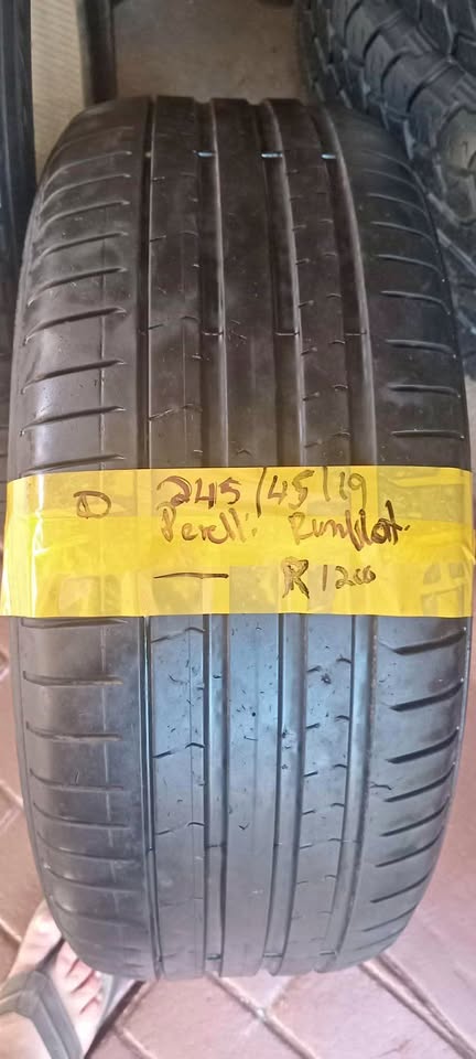 1x Perelli Runflat 1x Perelli Runflat