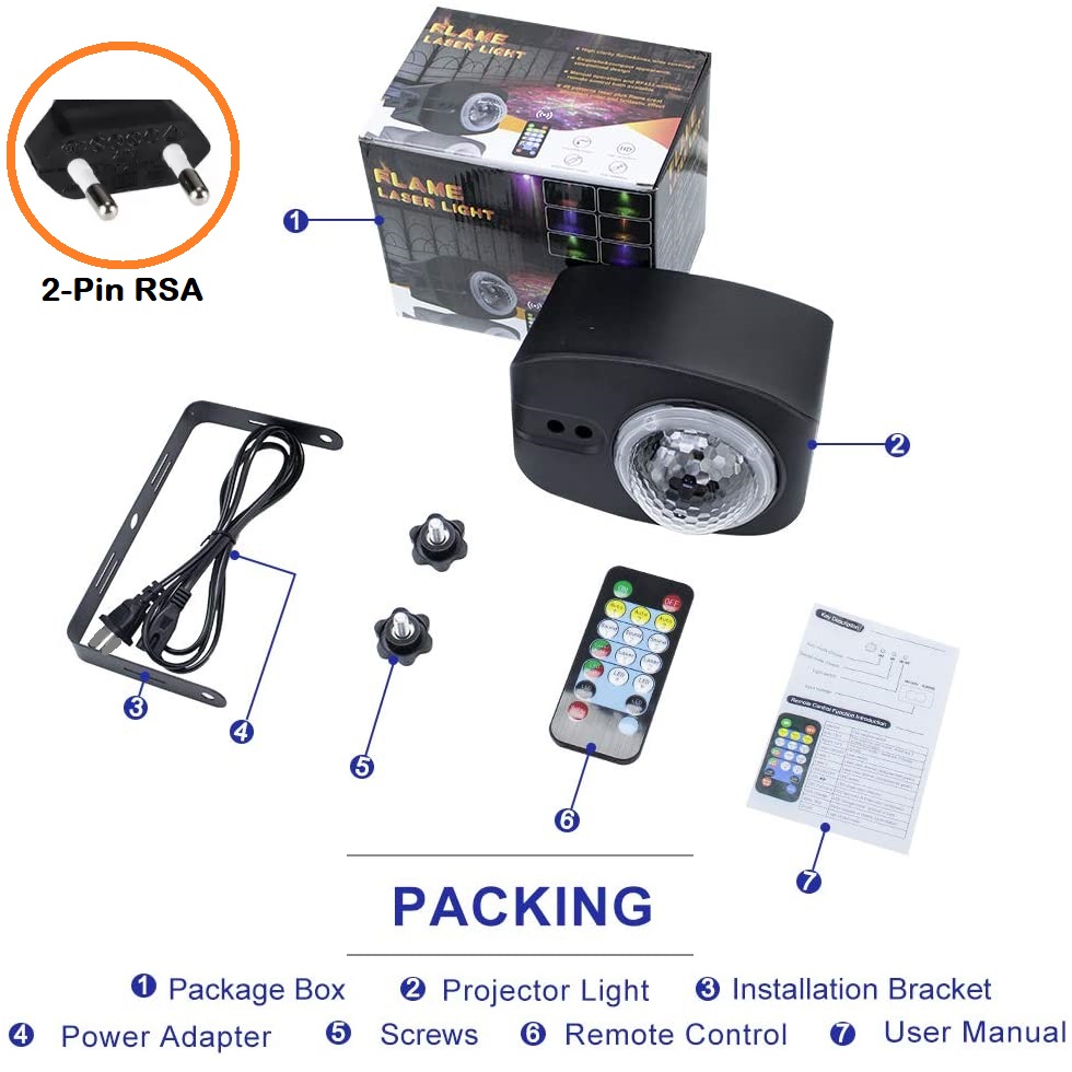Big Professional Disco Stage DJ Party Flame Laser LED Light. Stunning Show. NEW