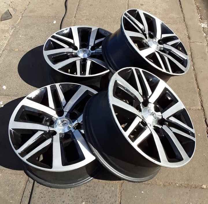 18 Inch Toyota Hilux (Dakar, D4D, Gd6), Fortuner rims 4 sale. Leave your whatsap
