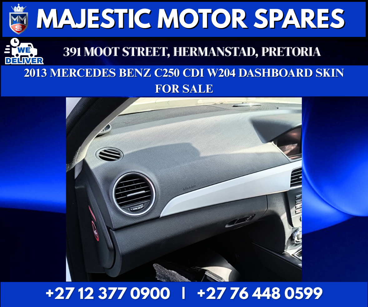 2013 Mercedes-Benz C250 CDI BlueEFFICIENCY W204 Dashboard Skin – Used - Private Seller 2013 Mercedes-Benz C250 CDI BlueEFFICIENCY W204 Dashboard Skin – Used - Private Seller
