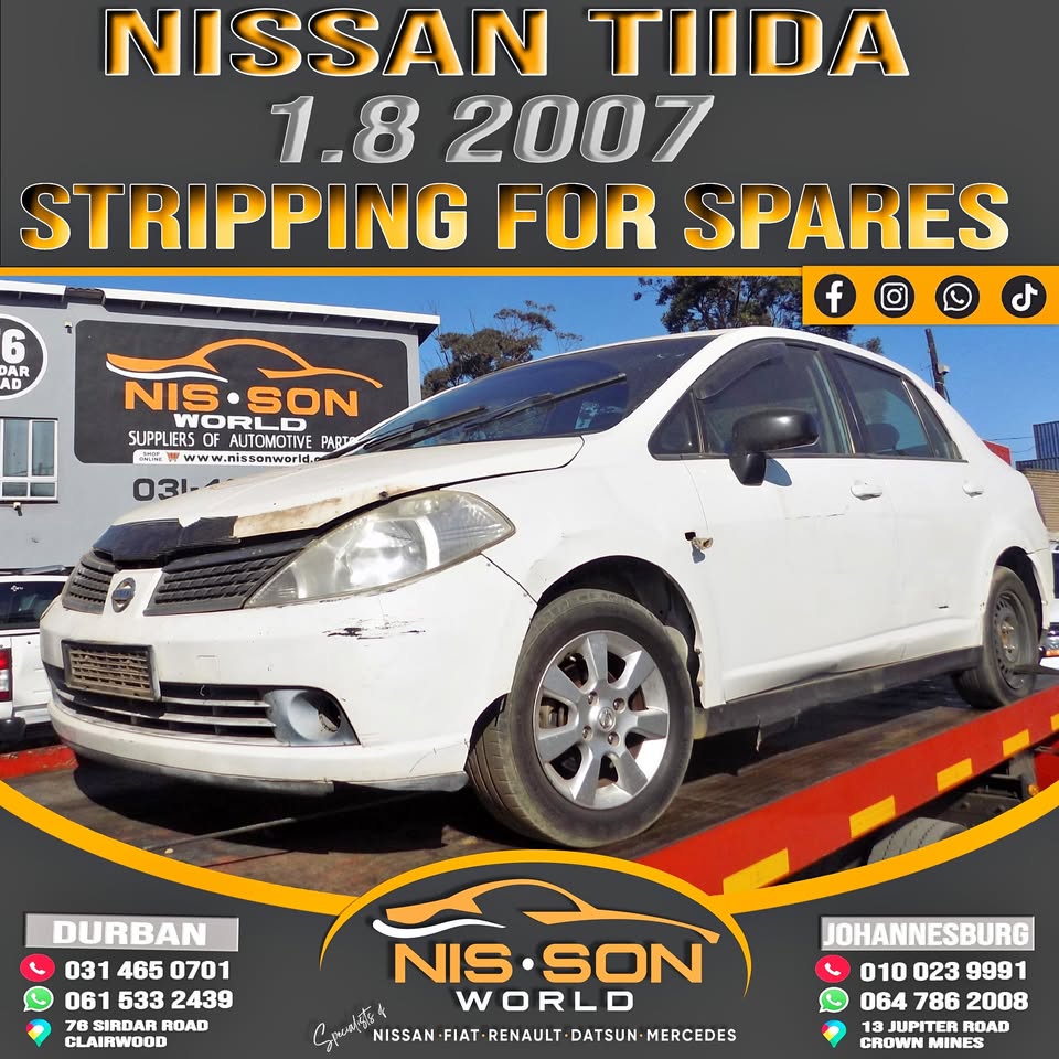 Nissan Tiida 1.8 2007 stripping for spares - Private Seller Nissan Tiida 1.8 2007 stripping for spares - Private Seller