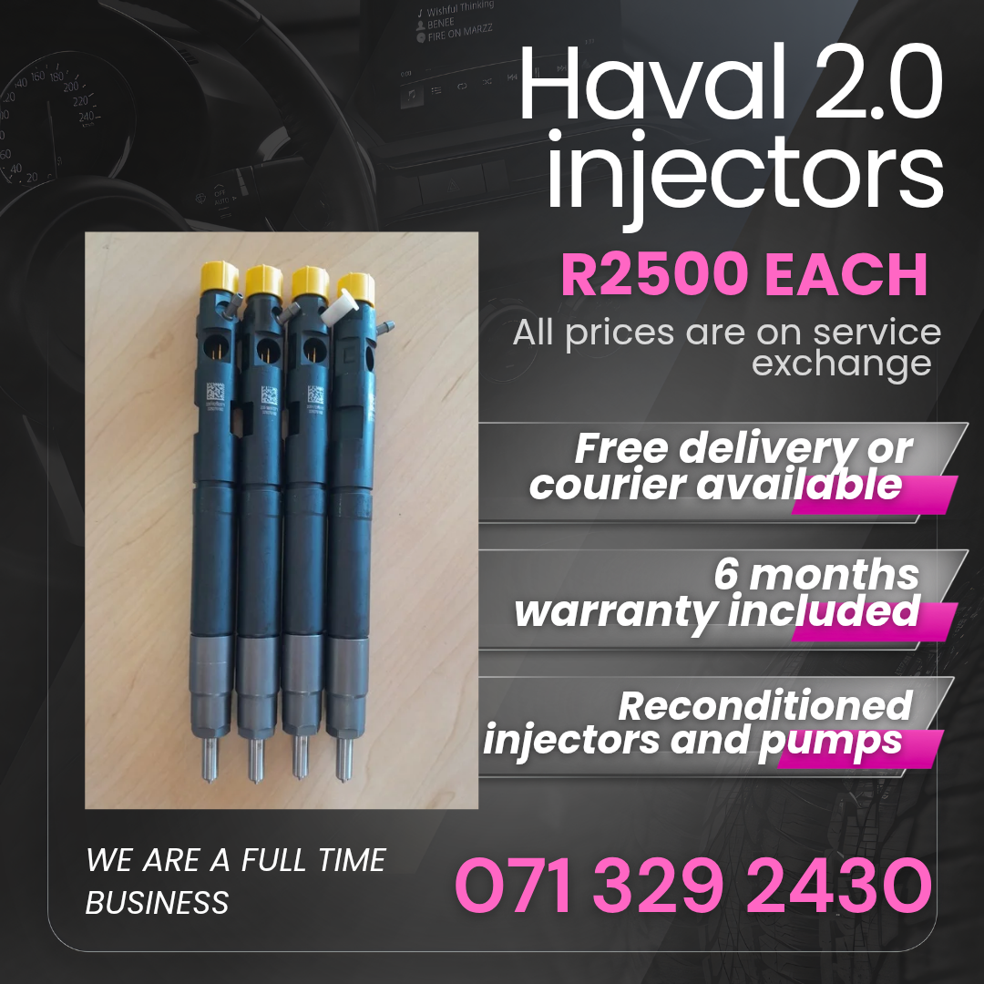 HAVAL 2.0 INJECTORS FOR SALE WITH WARRANTY INCLUDED - Private Seller HAVAL 2.0 INJECTORS FOR SALE WITH WARRANTY INCLUDED - Private Seller