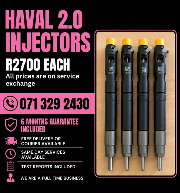 HAVAL 2.0 INJECTORS FOR SALE WITH WARRANTY - Private Seller HAVAL 2.0 INJECTORS FOR SALE WITH WARRANTY - Private Seller