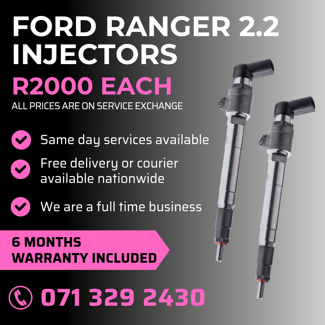FORD RANGER 2.2 DIESEL INJECTORS FOR SALE WITH WARRANTY - Private Seller FORD RANGER 2.2 DIESEL INJECTORS FOR SALE WITH WARRANTY - Private Seller