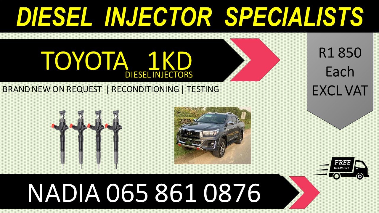 1KD TOYOTA DIESEL INJECTORS FOR SALE OR TO RECON - Private Seller 1KD TOYOTA DIESEL INJECTORS FOR SALE OR TO RECON - Private Seller